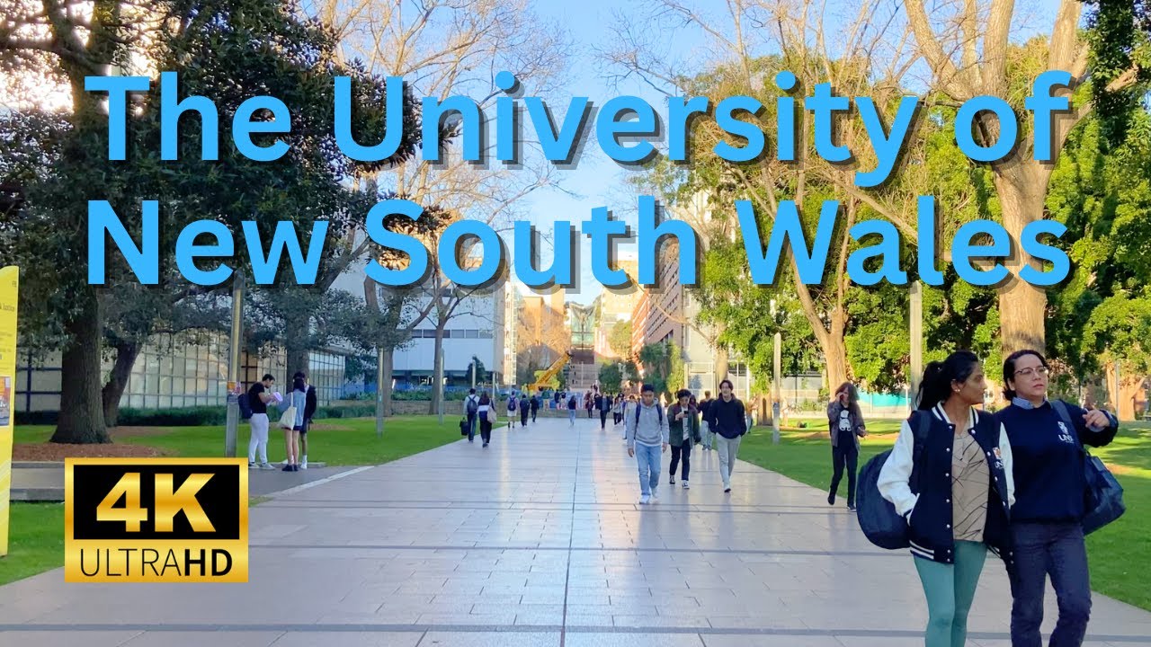 【4K Walk】Walking in The University of New South Wales in Sydney Australia 2023