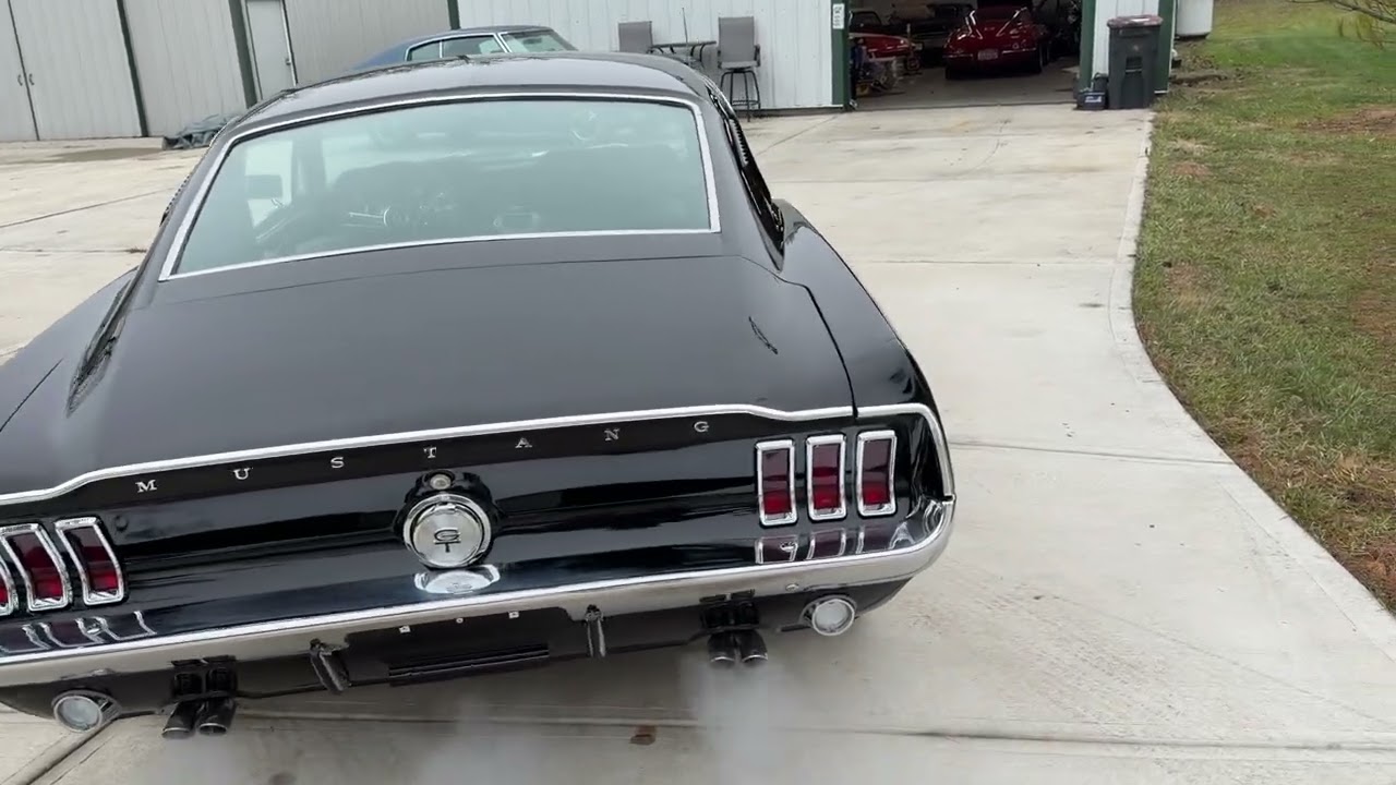1967 FASTBACK S-CODE 390 FOLD DOWN PERFECT ORIGINAL CALIFORNIA CAR METAL RAVEN BLACK HIGH QUALITY