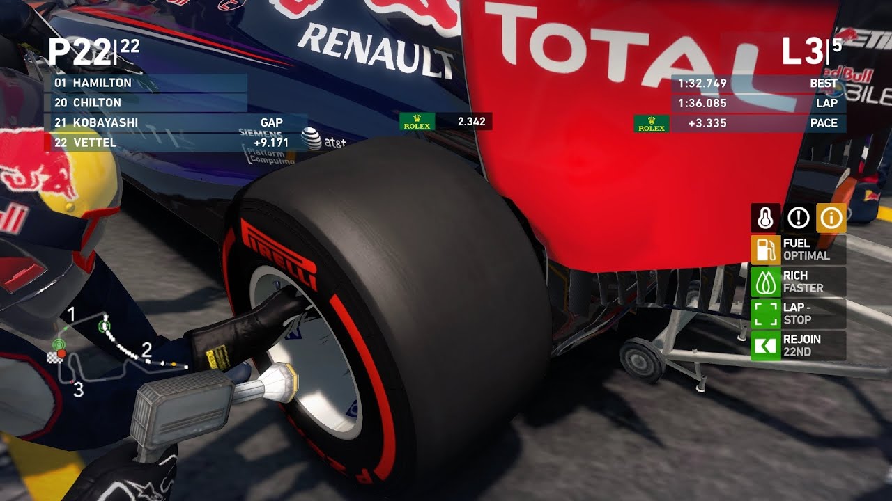 Pit Stops On F1 2013 & 14 Used To Be So Cool...