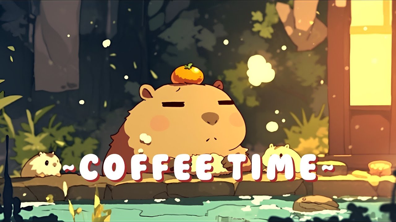 Lofi Capybara Radio - Cozy Japanese Lofi Mix ~ Dreamy Vibes ~ 🦫 🌙 📖 | High Quality