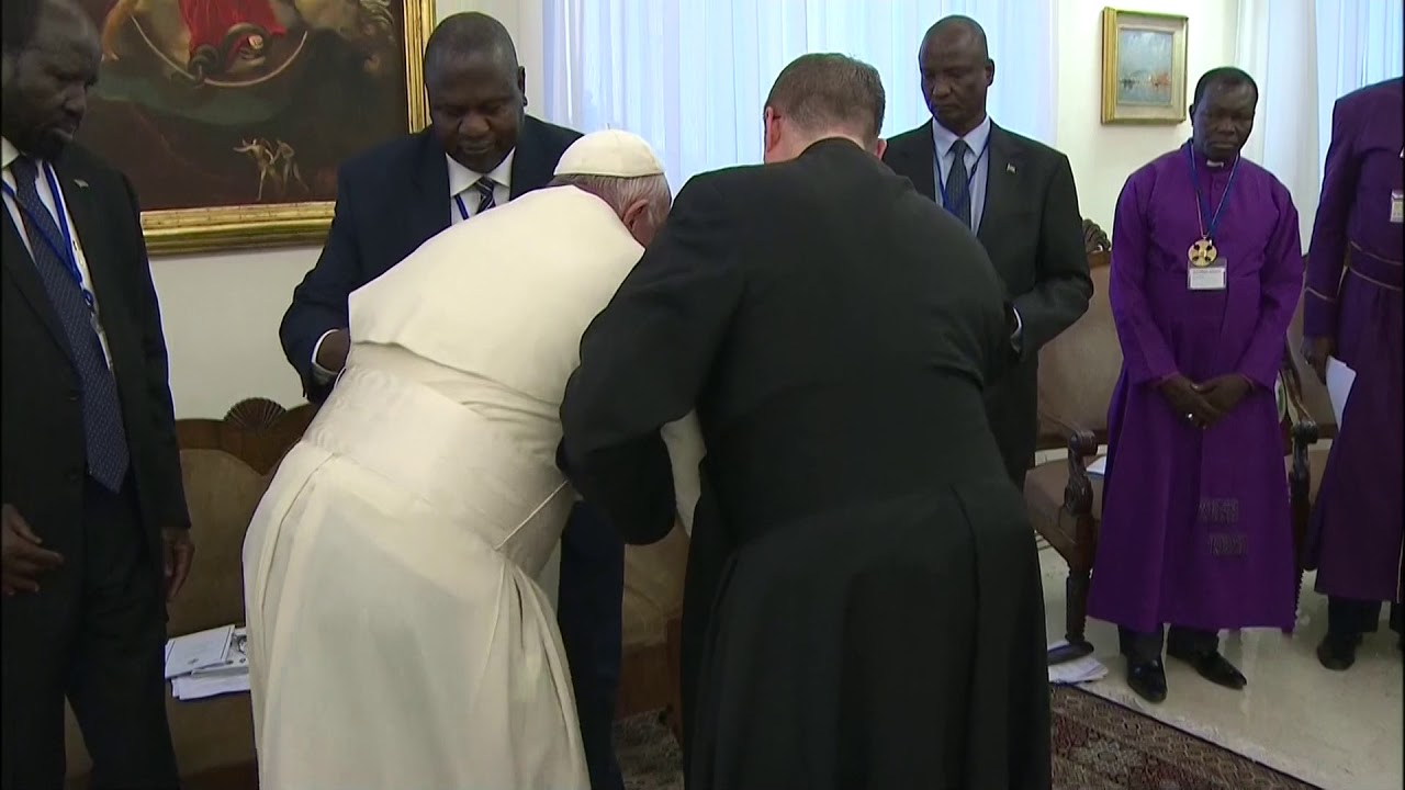 Papa Franjo i južnosudanske vođe
