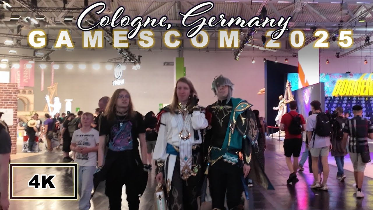 Gamescom 2025 Walkaround  🎮 World’s Biggest Gaming Event 🇩🇪 Cologne, Germany (4K)