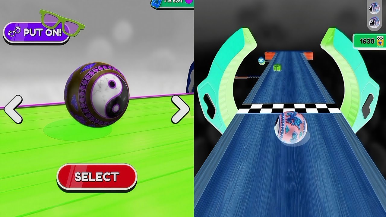 Going Balls Vs Reversed Video Gameplay Super SpeedRun #65
