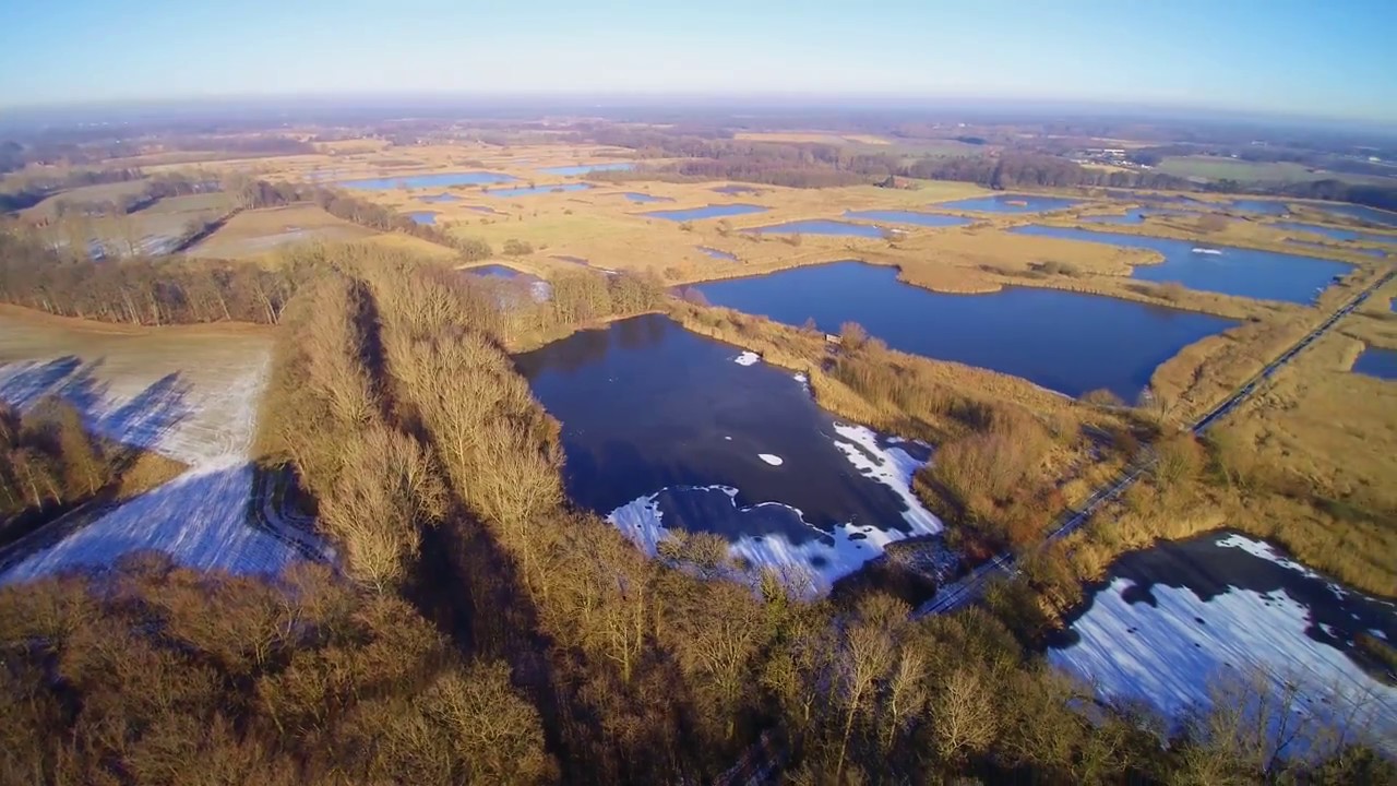Rieselfelder n&ouml;rdlich von M&uuml;nster an einem sonnigen Wintertag