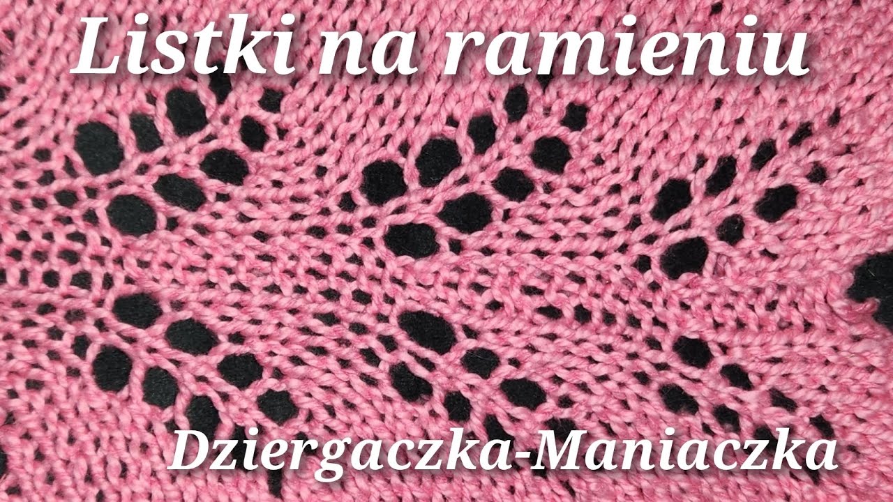 37. 🌿Listki na ramieniu🌿 Wyjątkowe, łatwe wzbogacenie bluzeczki lub sweterka 😍👍
