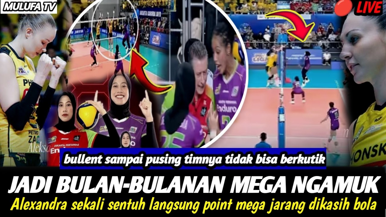 🔴MEGA DIKROYOK HABISSS....‼️BULLENT SAMPAI PUSING TIMNYA TIDAK BERKUTIK || ALEXANDRA 1 SENTUH POIN 1