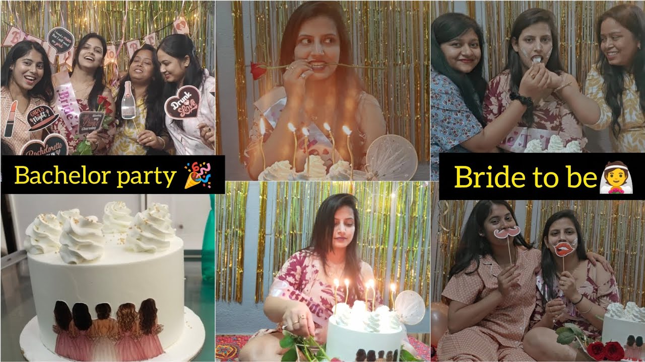 Girls bachelor party👰||Last party before marriage with Latika 😘