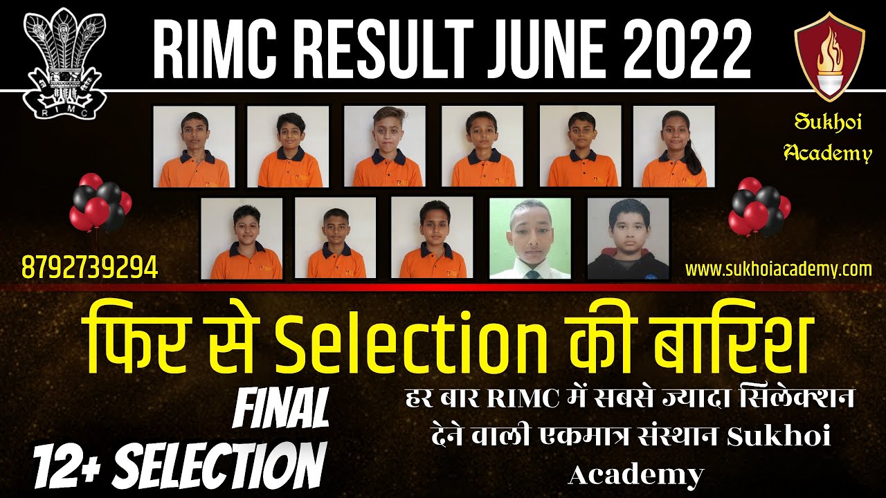 RIMC Result June 2022 | RIMC Result 2022 | RIMC Coaching