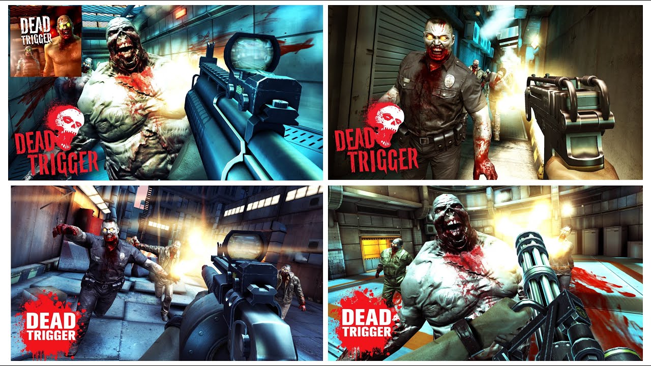 Dead Trigger - All legendary weapons gameplay on android | Free zombie games for android 🔫