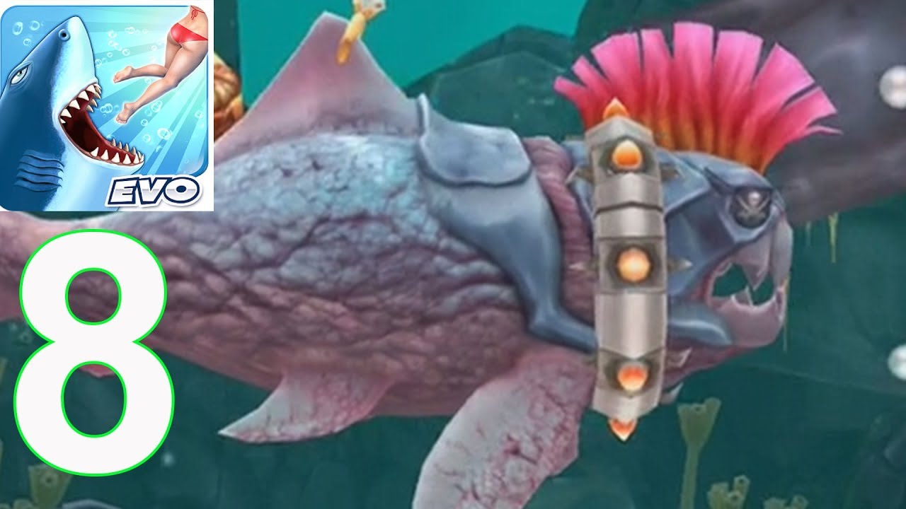Hungry Shark Evolution - Gameplay Walkthrough part 8 - BIG DADDY (iOS, android)