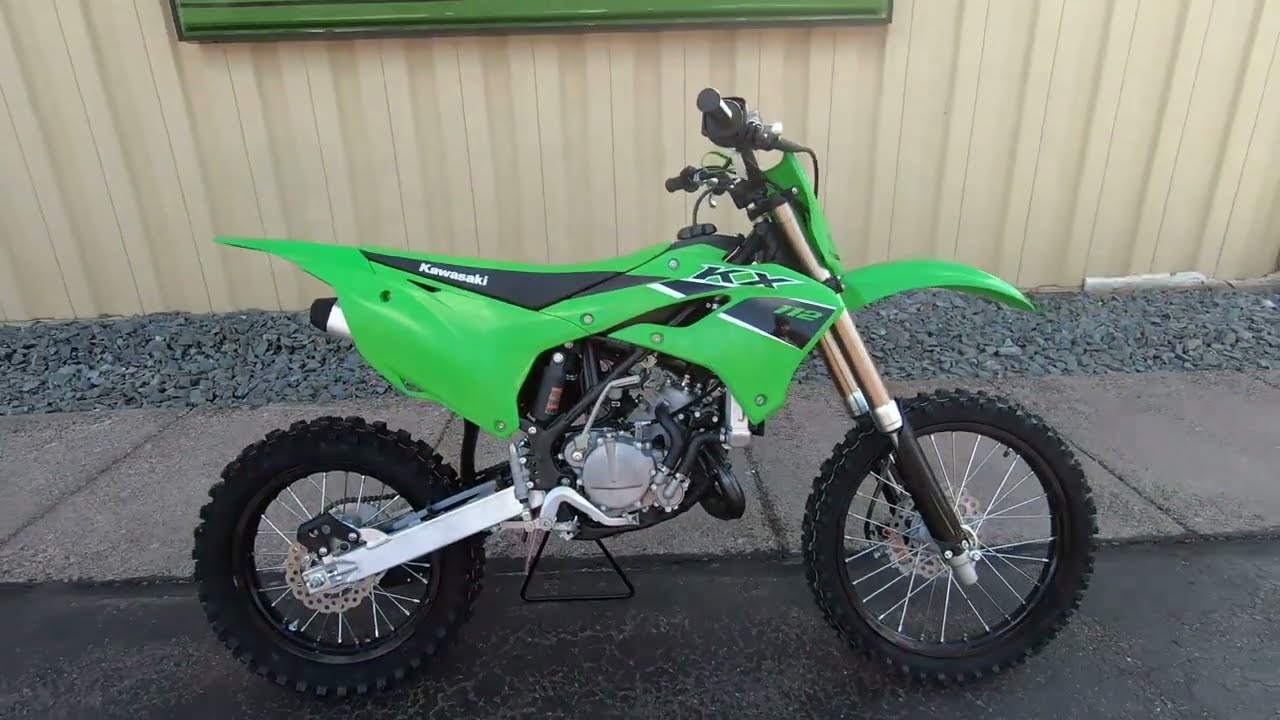 New 2023 Kawasaki KX 112 Dirt Bike For Sale in Holcombe, WI