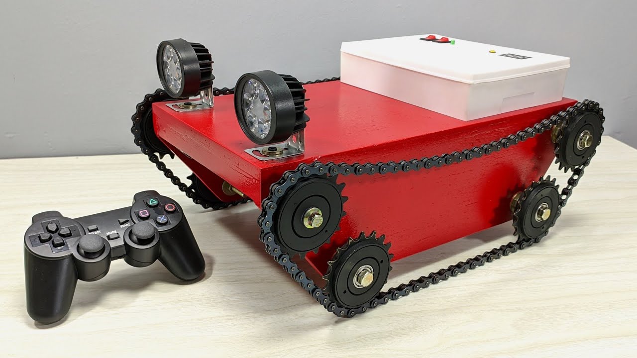 DIY RC Cycle Chain Tank - How to make a Cycle Freewheel RC Tank