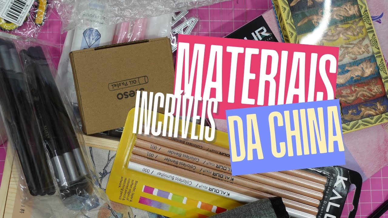 MATERIAIS de DESENHO DA CHINA que VOCÊ PRECISA EXPLORAR!