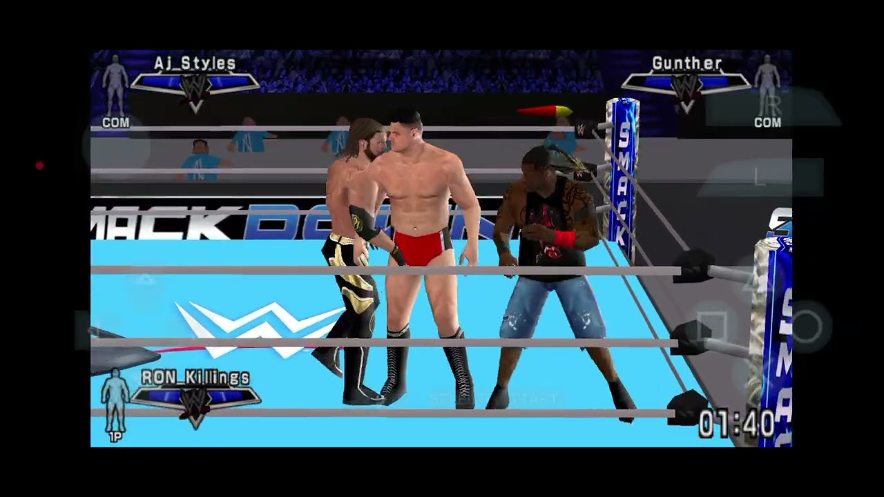 I played by R-Truth as a referee and i saved AJ Styles' career 🔥🤣 | WWE 2K25 PSP 