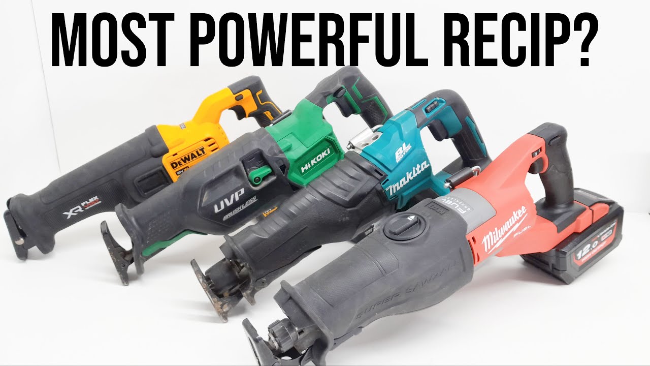 DeWalt VS HiKOKI VS Makita VS Milwaukee | Кто производит самую мощную возвратно-поступательную пилу?