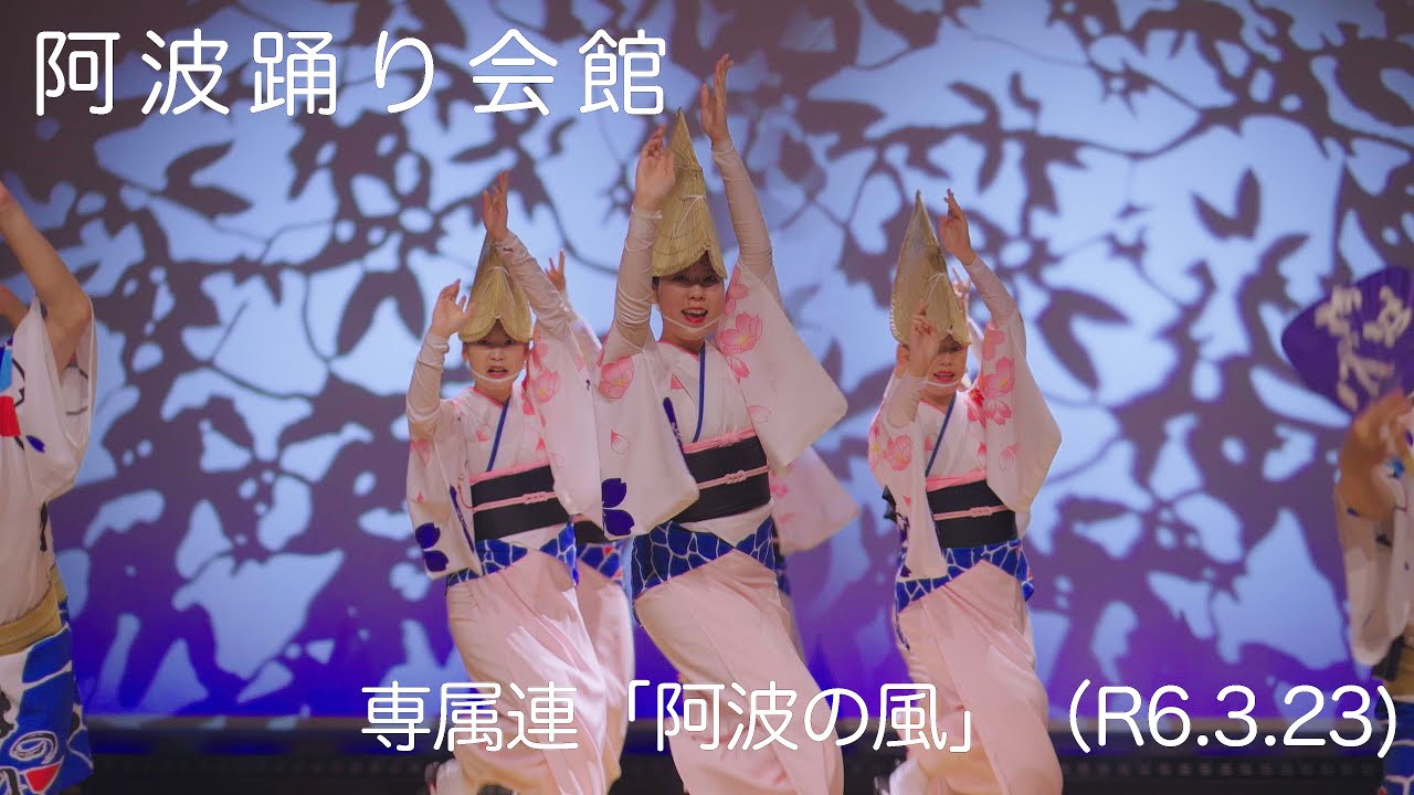 【阿波踊り会館】専属連「阿波の風」（R6.3.23）