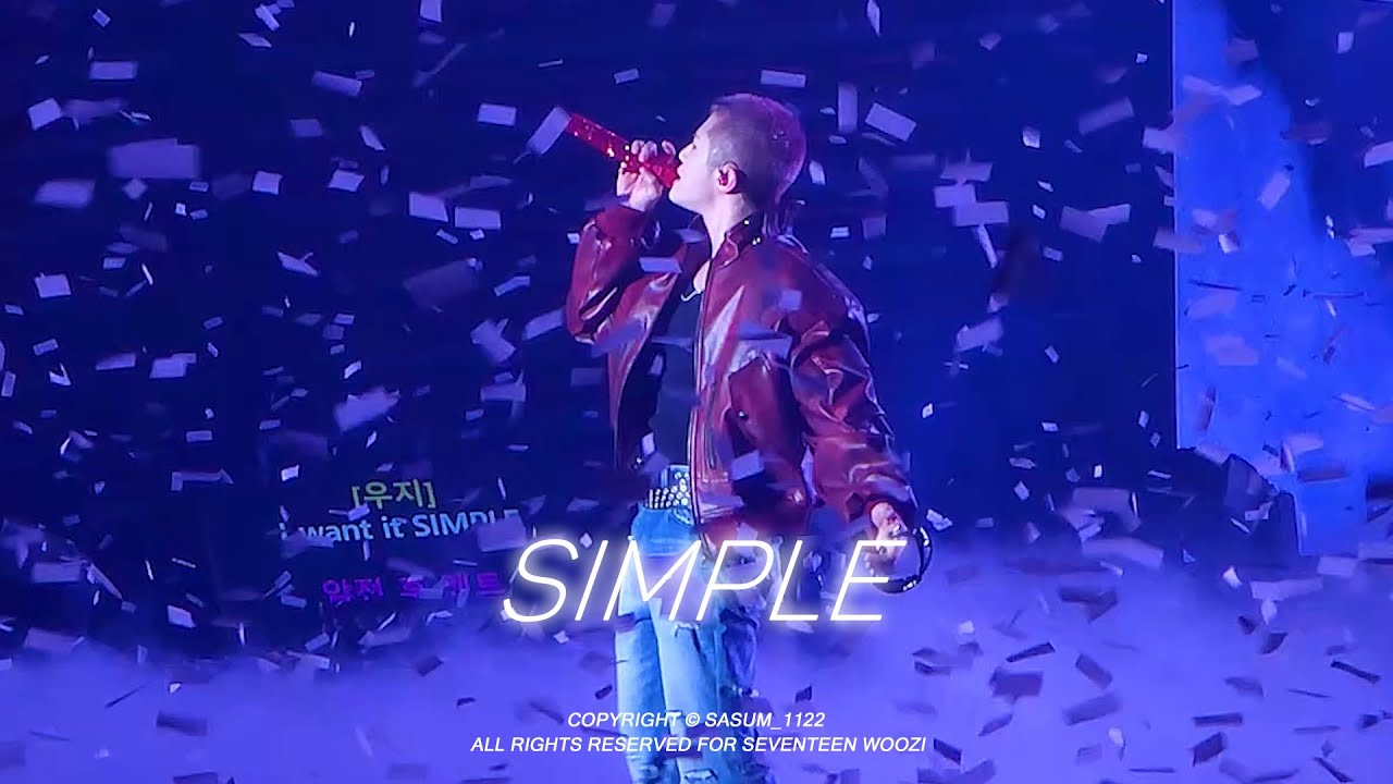 250726 HOSHI X WOOZI FAN CONCERT [WARNING] in TAIPEI 'SIMPLE' - SEVENTEEN WOOZI Focus