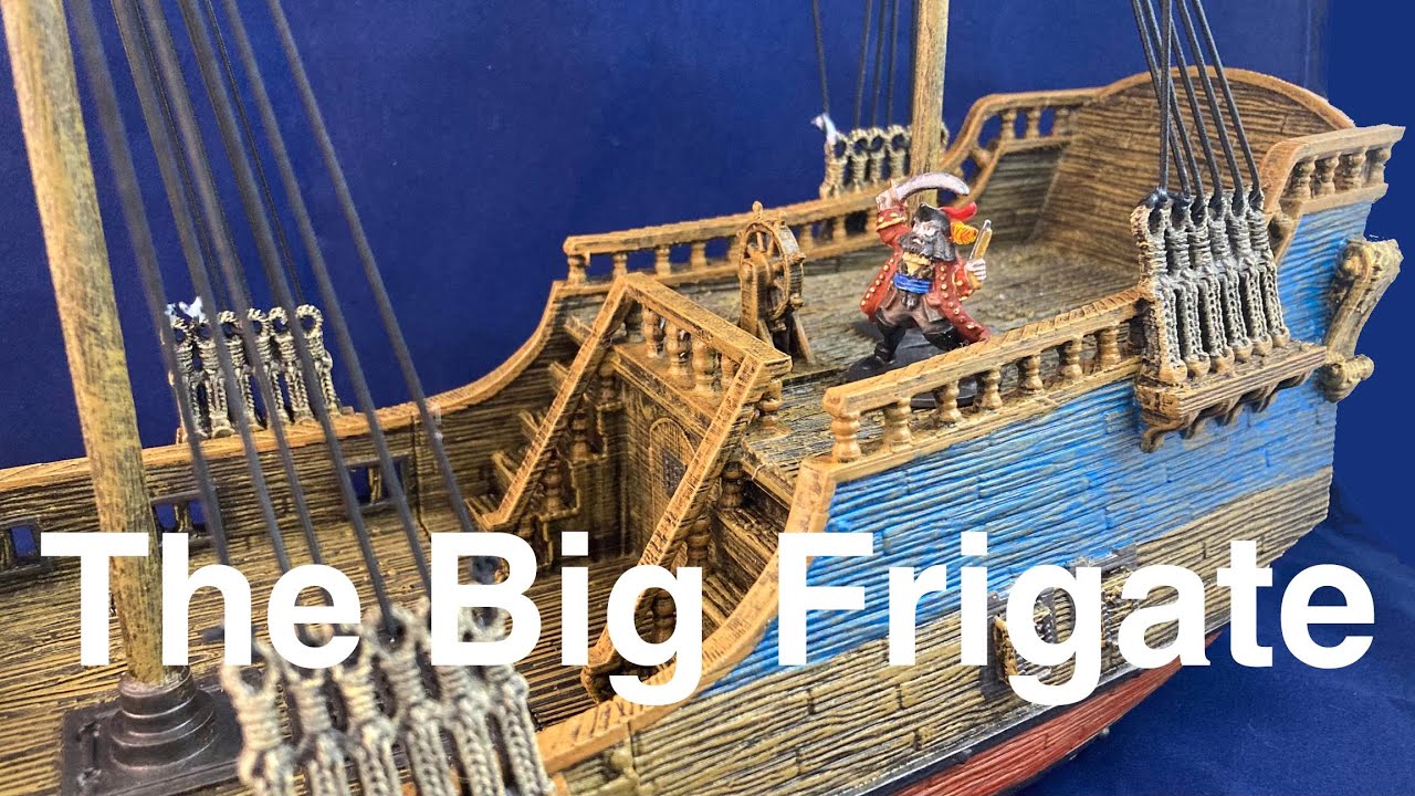 Building the Frigate mk2 by Printable Scenery