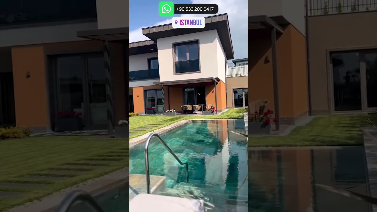 Luxury Villa For Sale in Istanbul Buyukcekmece!