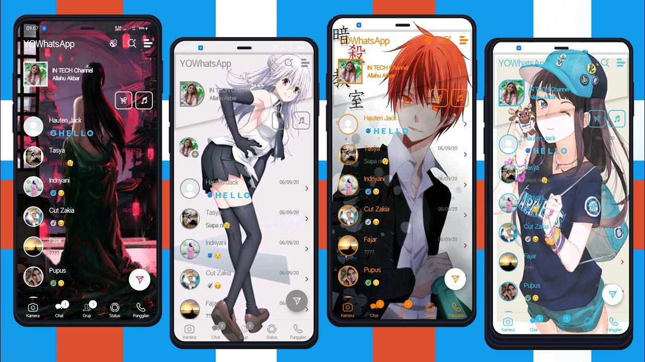 Kumpulan Tema Keren dYOWA Transparan Versi Anime Terbaru 2022