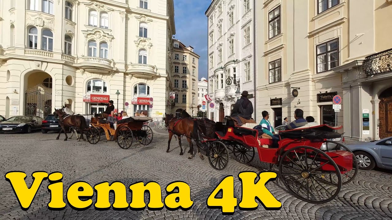 Walk around Vienna Austria. [4K] Innere Stadt.