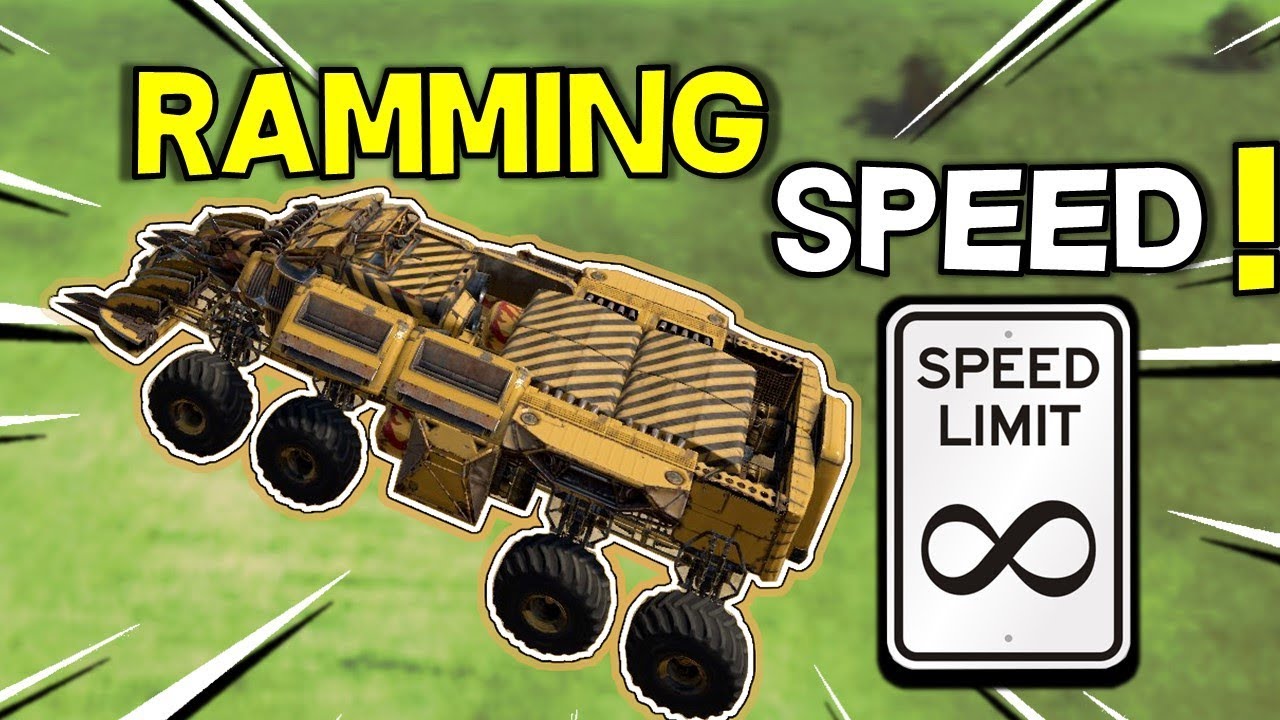 Ramming Speed -- Tusk Booster Melee Build -- Crossout