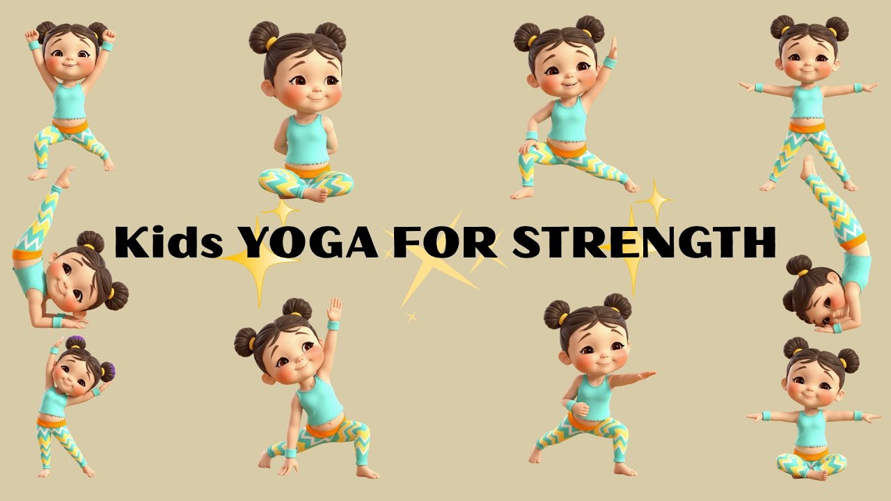 Yoga for Strong Kids | Fun Power Poses to Build Strength | Yoga for Children
