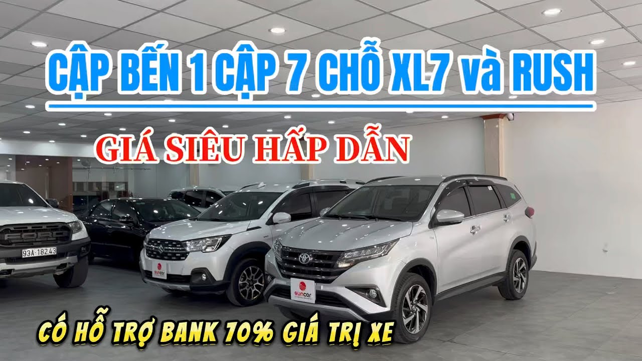 🔥 CẬP BẾN 1 Cập 7 Chỗ XL7 2022 và Rush 2021 siêu đẹp giá siêu hấp dẫn