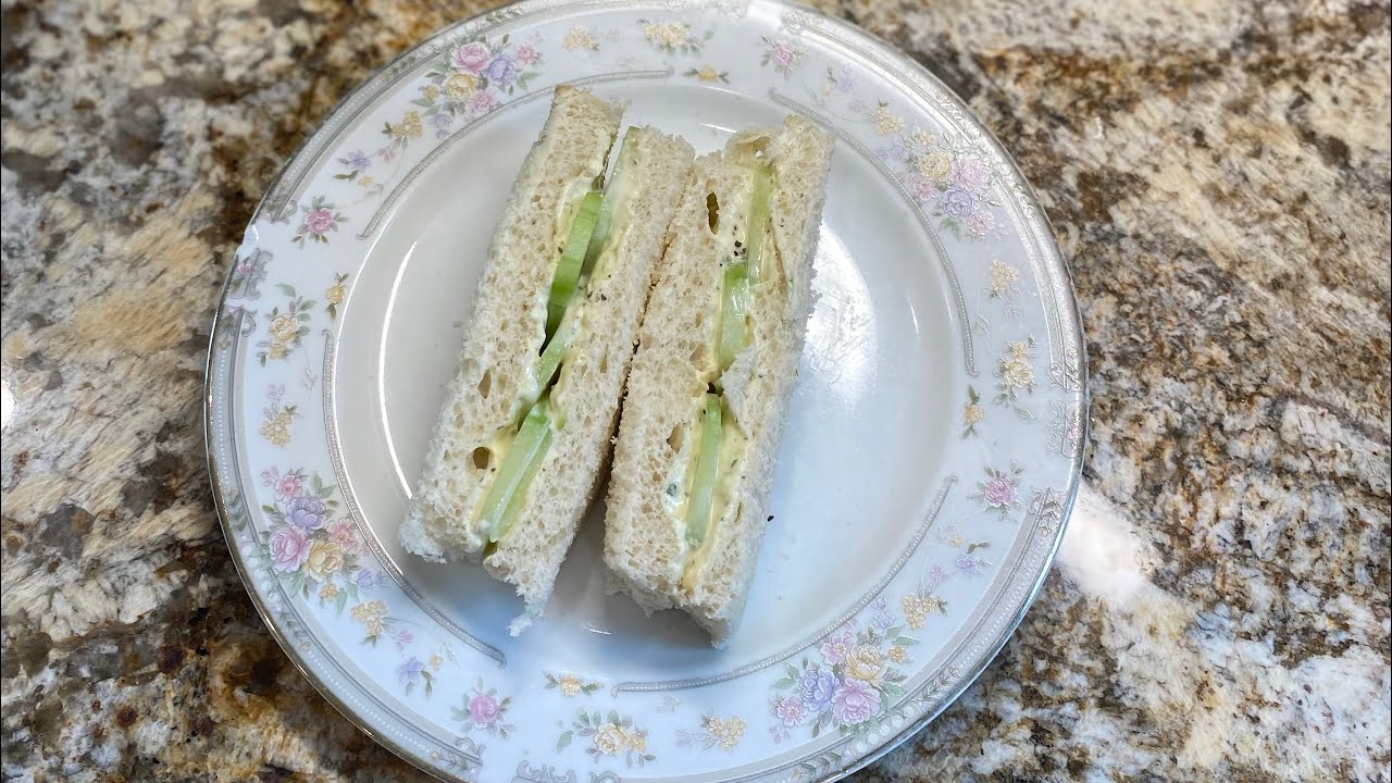 Cucumber Sandwich #food #quickandeasy   #cucumber #sandwichrecipe   #teatimesnacks