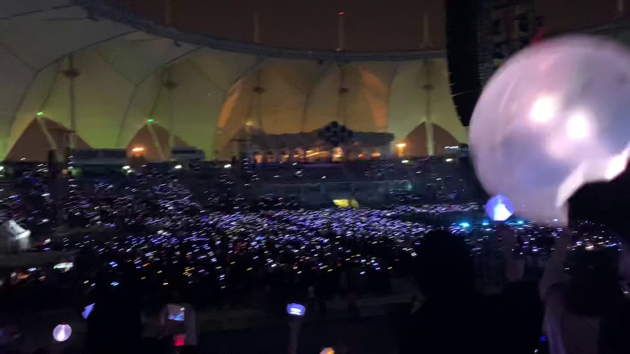 BTS in Riyadh Live (Fancam) حفلة بي تي أس في الرياض