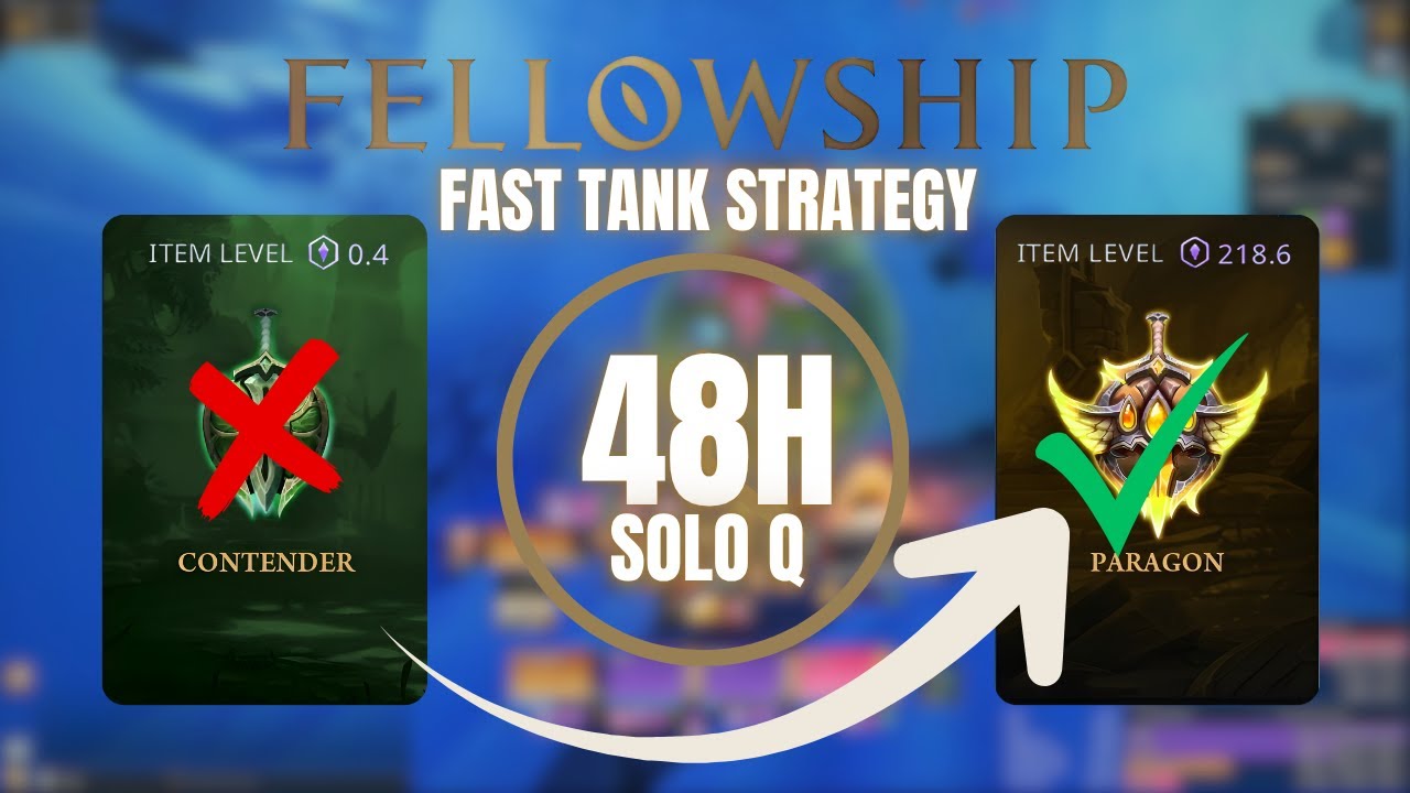 Fellowship – From Contender to Paragon in 2 Days (Fast Tank Strategy)
