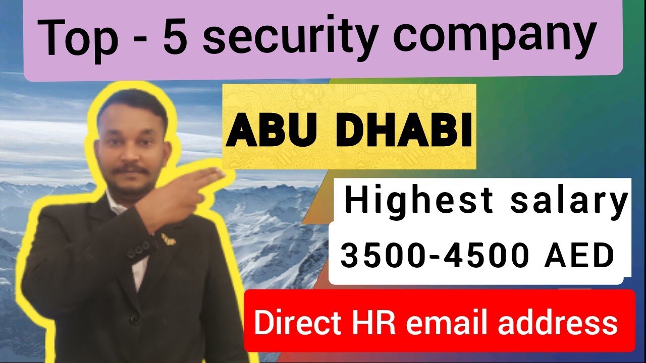 Top 5 security companies in Abu Dhabi #security #dubai #abudhabi