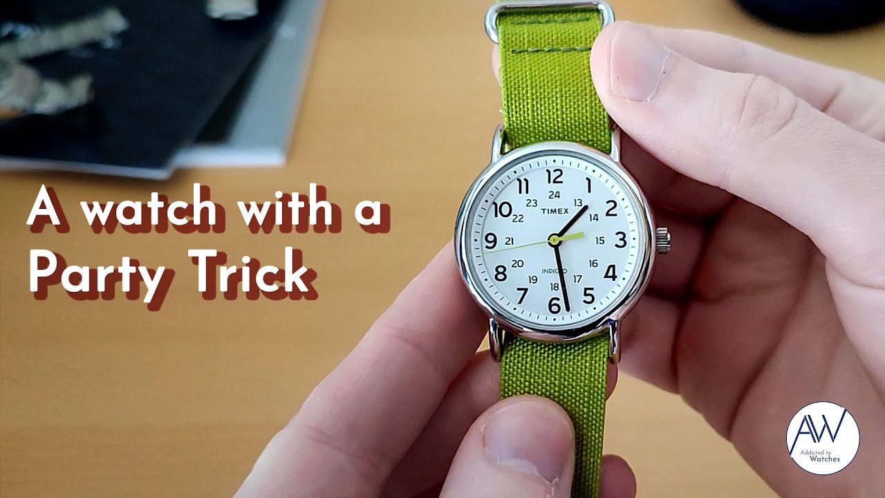 A watch with a party trick | Timex Weekender