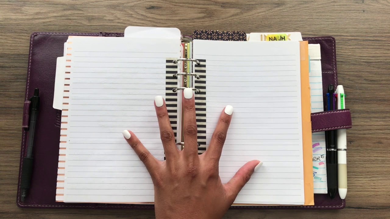 OCTOBER PLANNER SET UP | FILOFAX MALDEN A5