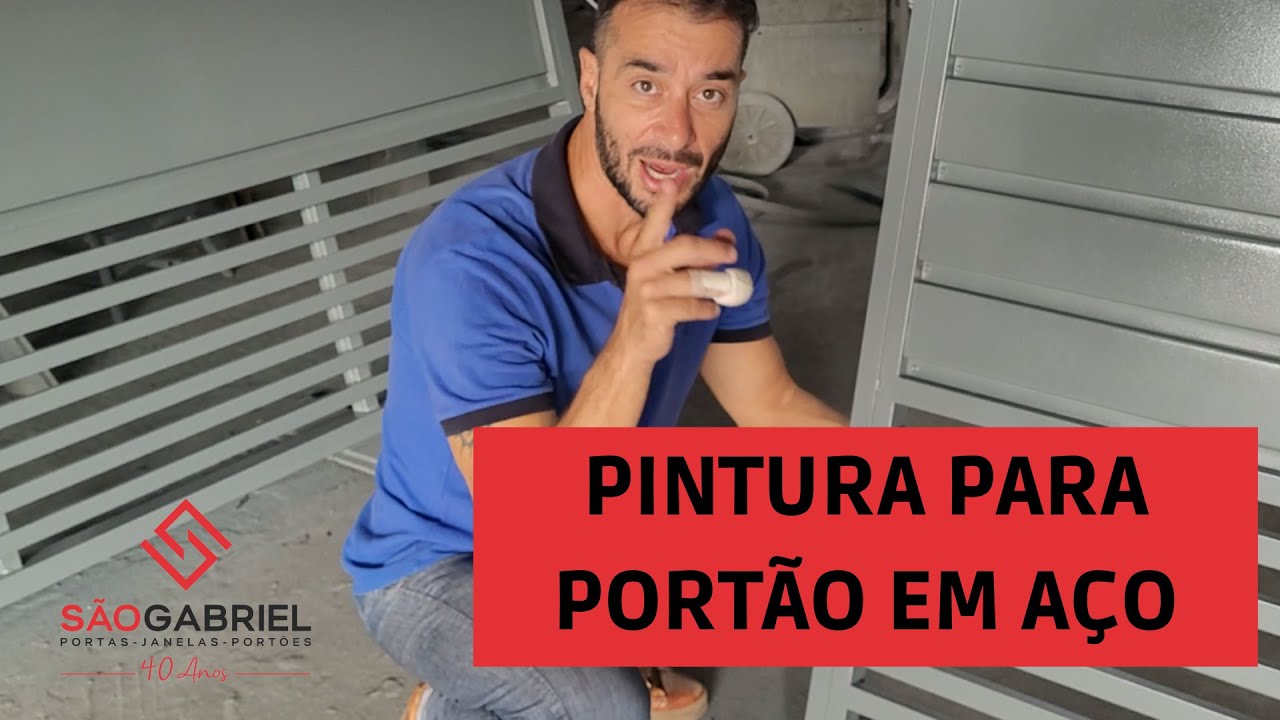 Acabamento de portoes em aço galvanizado, como fuciona