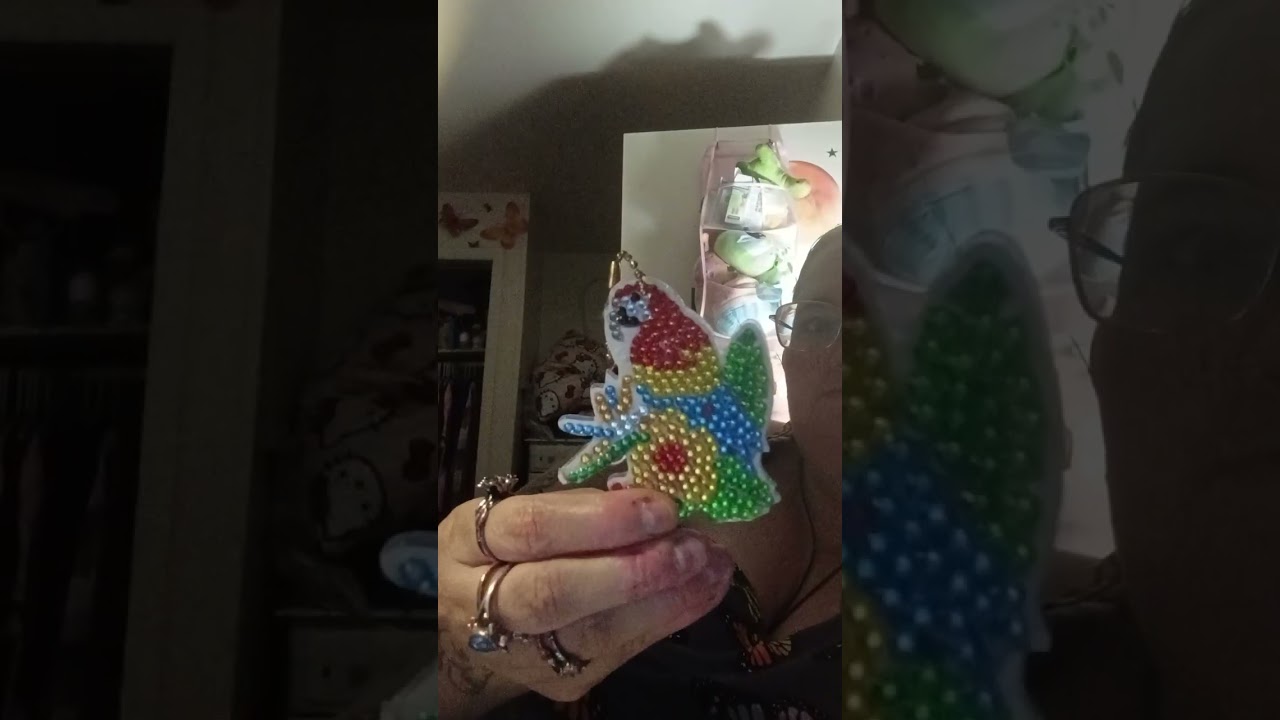 Finished Diamond painting keychains