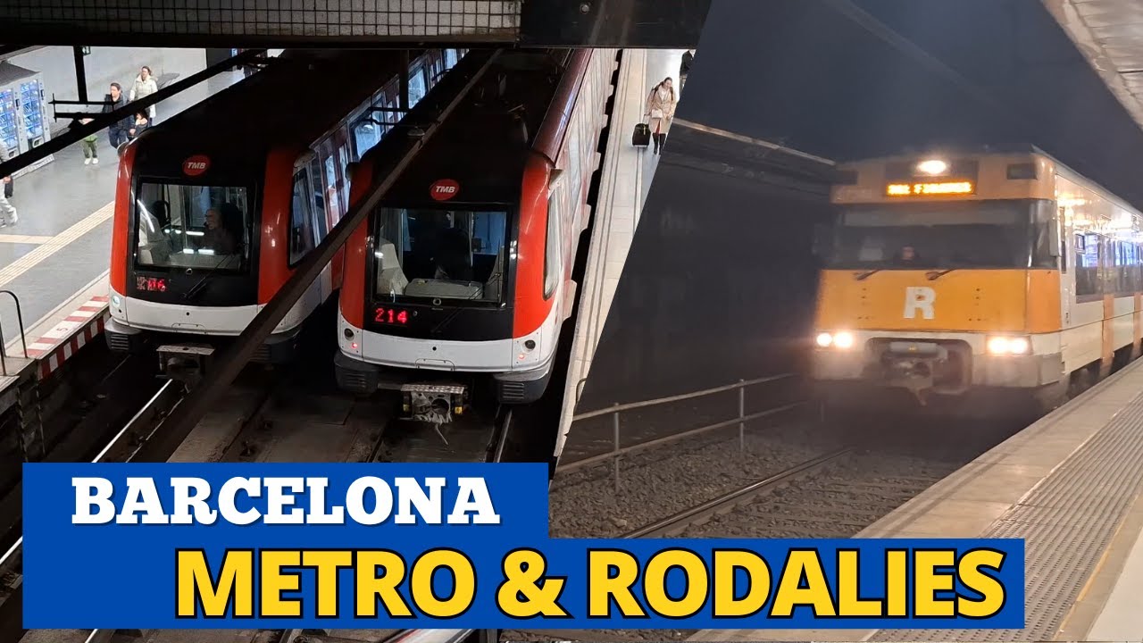 Comboios e Metro de Barcelona