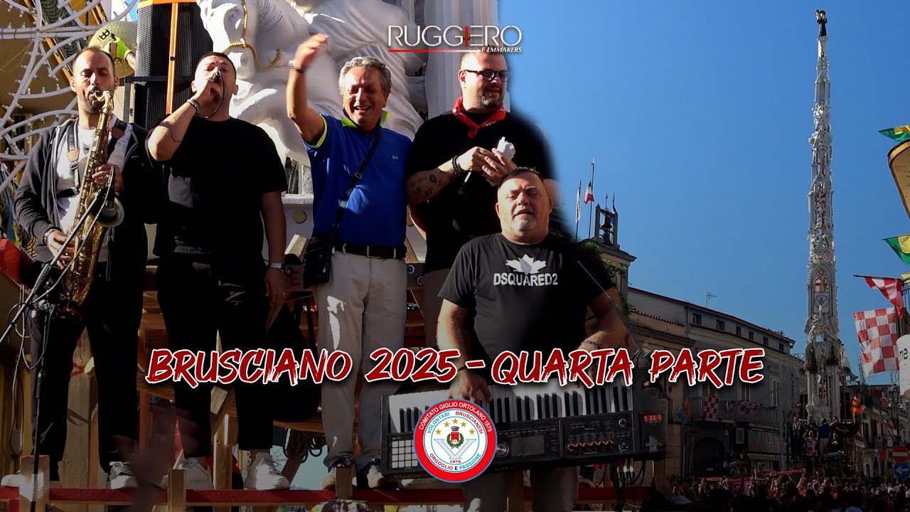 BRUSCIANO 2025 - 4° PARTE FILM COMPLETO - COMITATO GIGLIO ORTOLANO 1875 - VOLONTARI 1978 🤍 ❤️