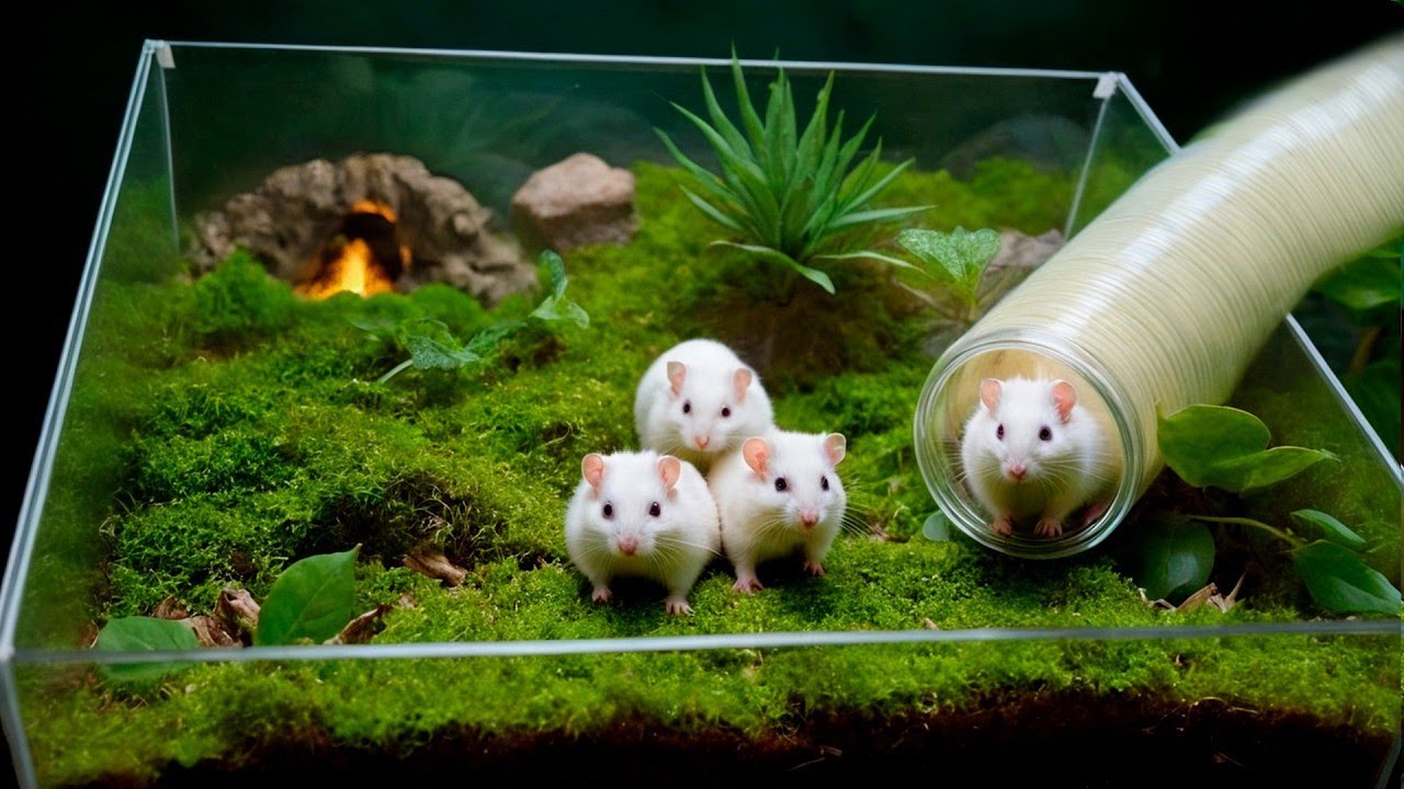 STEPHANS KINDER ZIEHEN IN EIN UNTERIRDISCHES HAMSTERARIUM