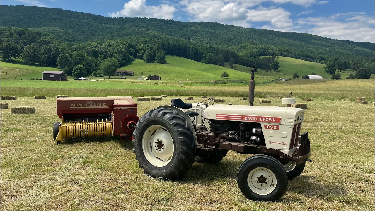 Raking and Baling Hay, The Old School Way