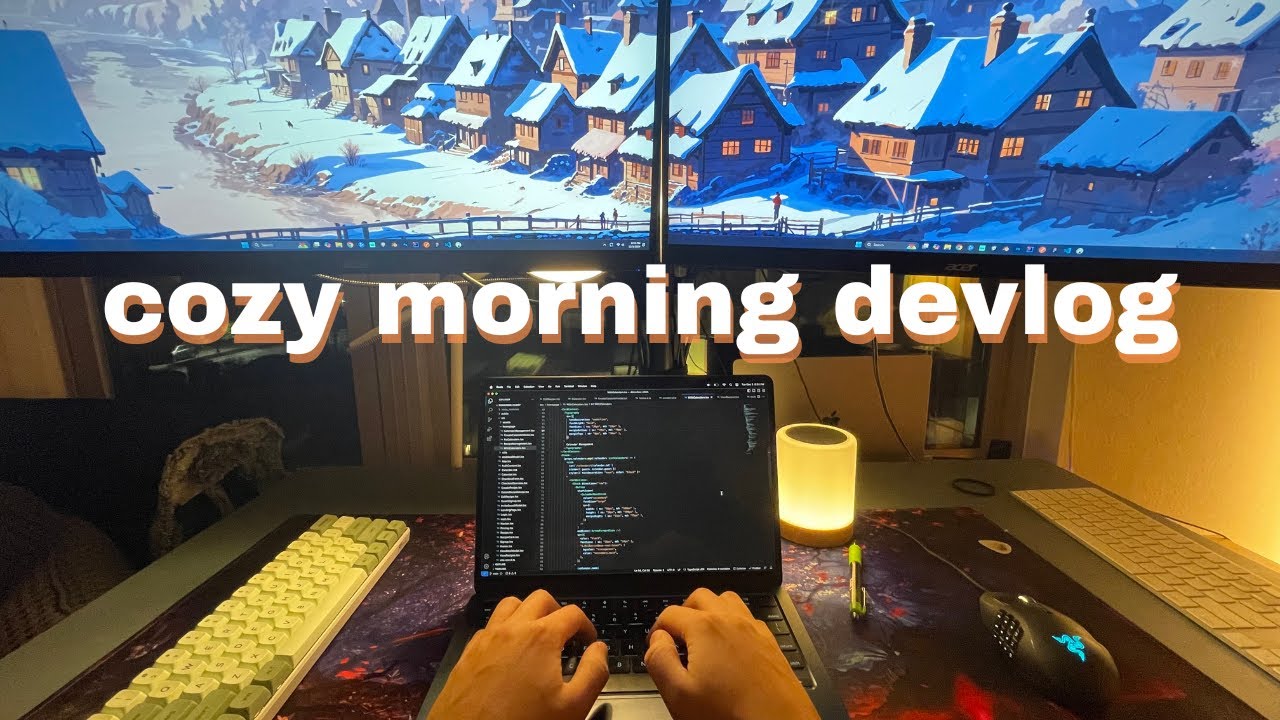 A Cozy Sunday Morning Coding Vlog | Day In the Life Building a SaaS