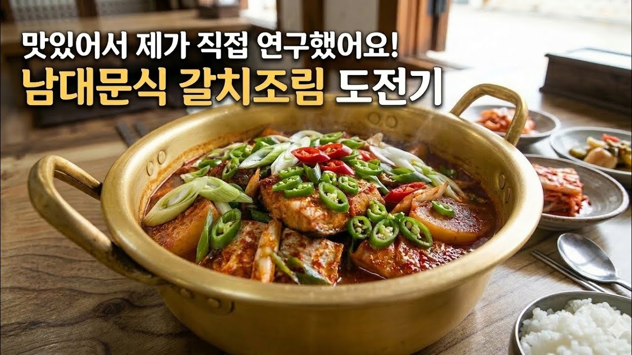 마법의 가루로 남대문에서 먹던 갈치조림 해봤습니다 #갈치조림#남대문시장