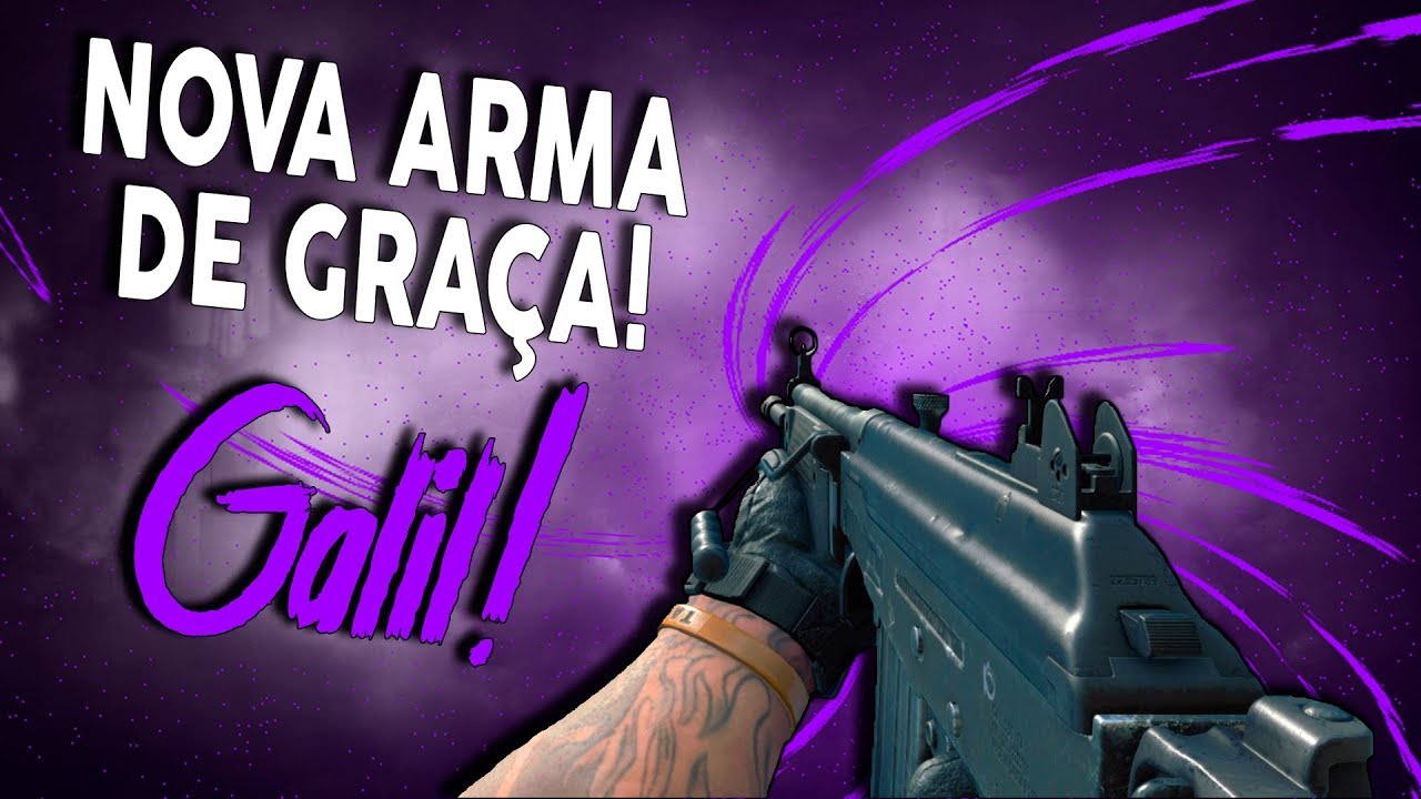 NOVA arma de GRA&Ccedil;A: Grav, a GALIL do Black Ops 4! (ELA &Eacute; MUITO BOA!)