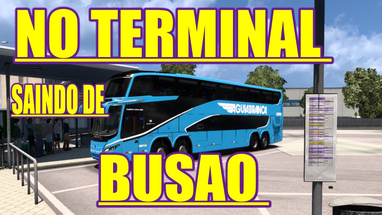 SAINDO DO TERMINAL DE ONIBUS COM PASSAGEIROS ATE O DESTINO