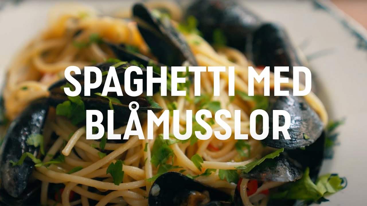 Spaghetti med blåmusslor - Cozze