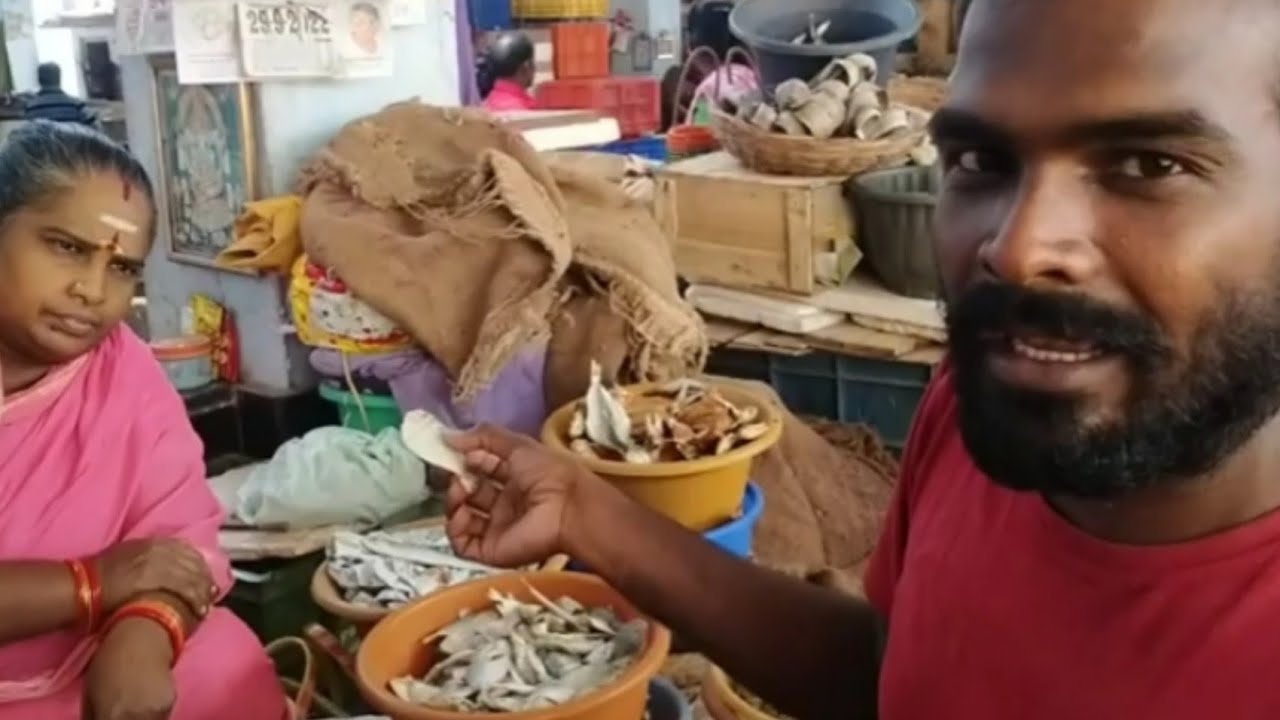 pondicherry market and fish market#video/rajgiri3rose channel