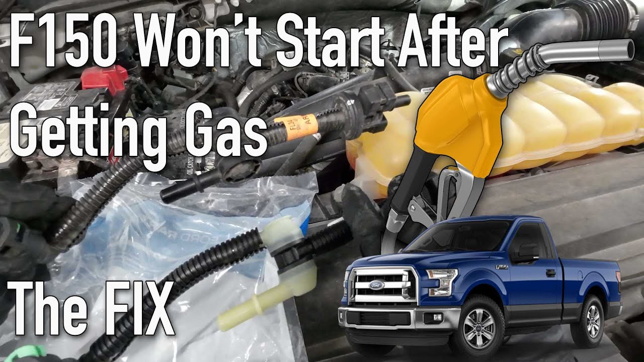 F150 Wont Start After Getting Gas - 2015 up F150 Purge Flow Valve Replacement Quick and Easy DIY