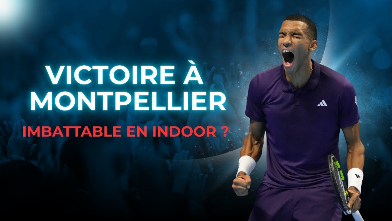 Auger-Aliassime ENCORE champion à Montpellier ! (6-3, 7-6) | Pourquoi il domine en indoor ?