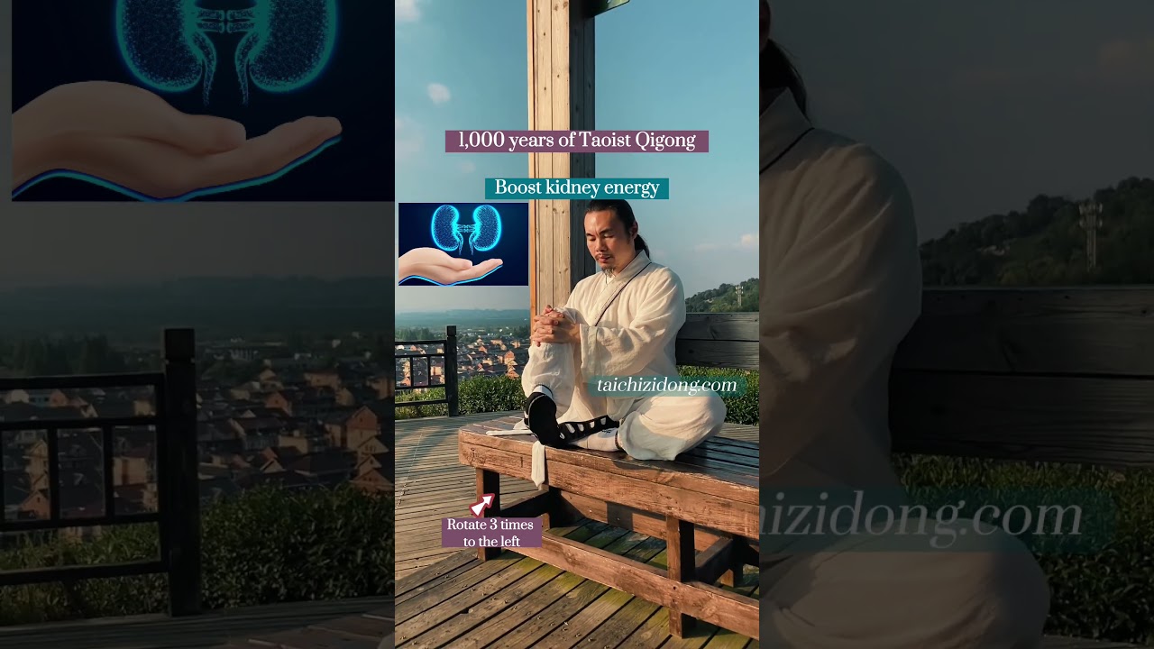 1000 years Taoist Qigong, Boost kidney energy.