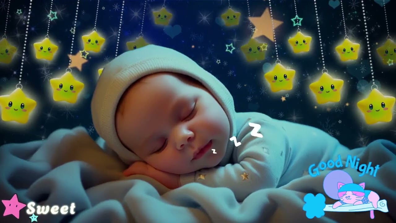 Sleep Instantly in 3 Minutes 🌙 Mozart Brahms Lullaby 💤 Soothing Baby Music to Beat Insomnia